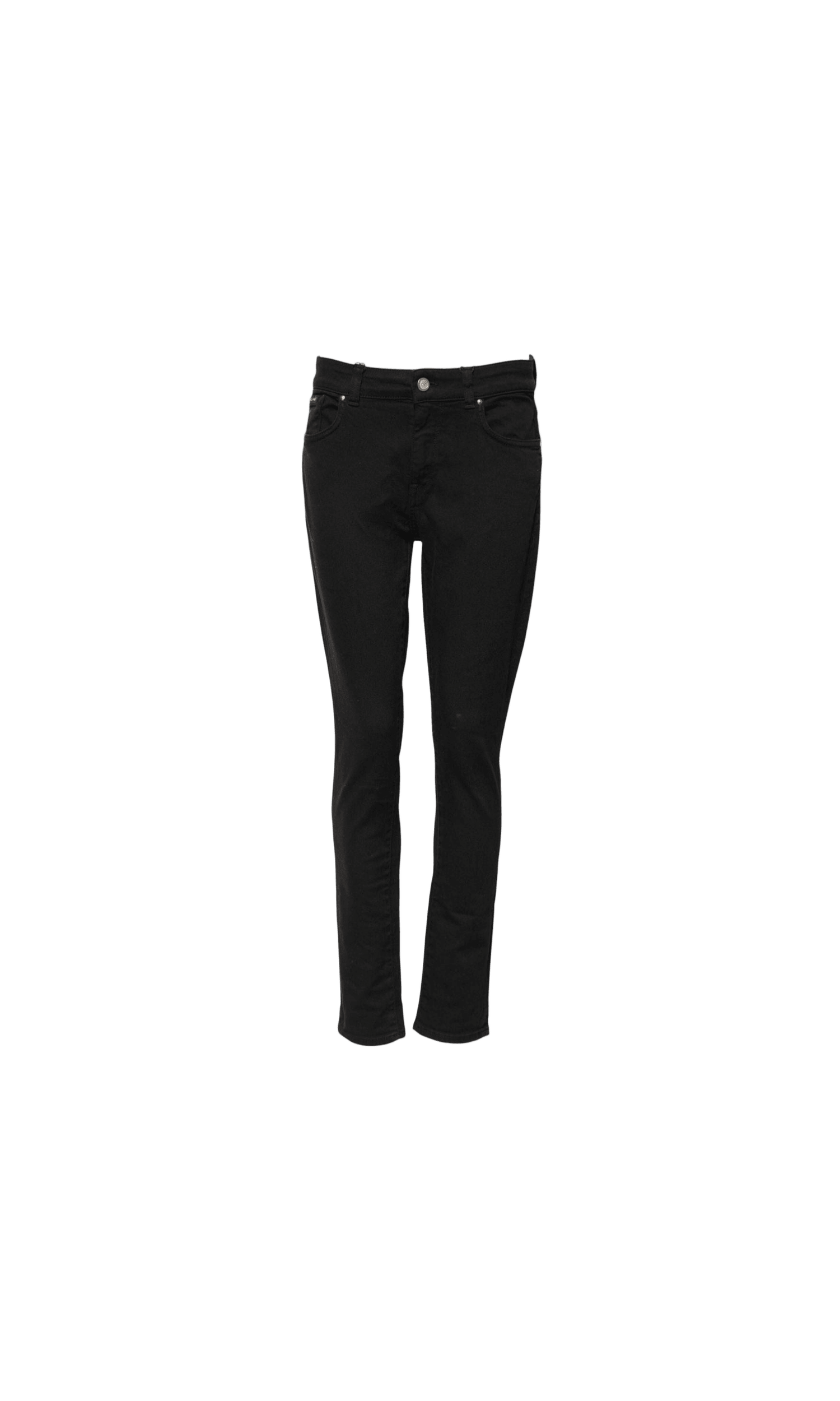 Dolce & Gabbana Black Cotton Skinny Mid Waist Denim Jeans Glam Steals