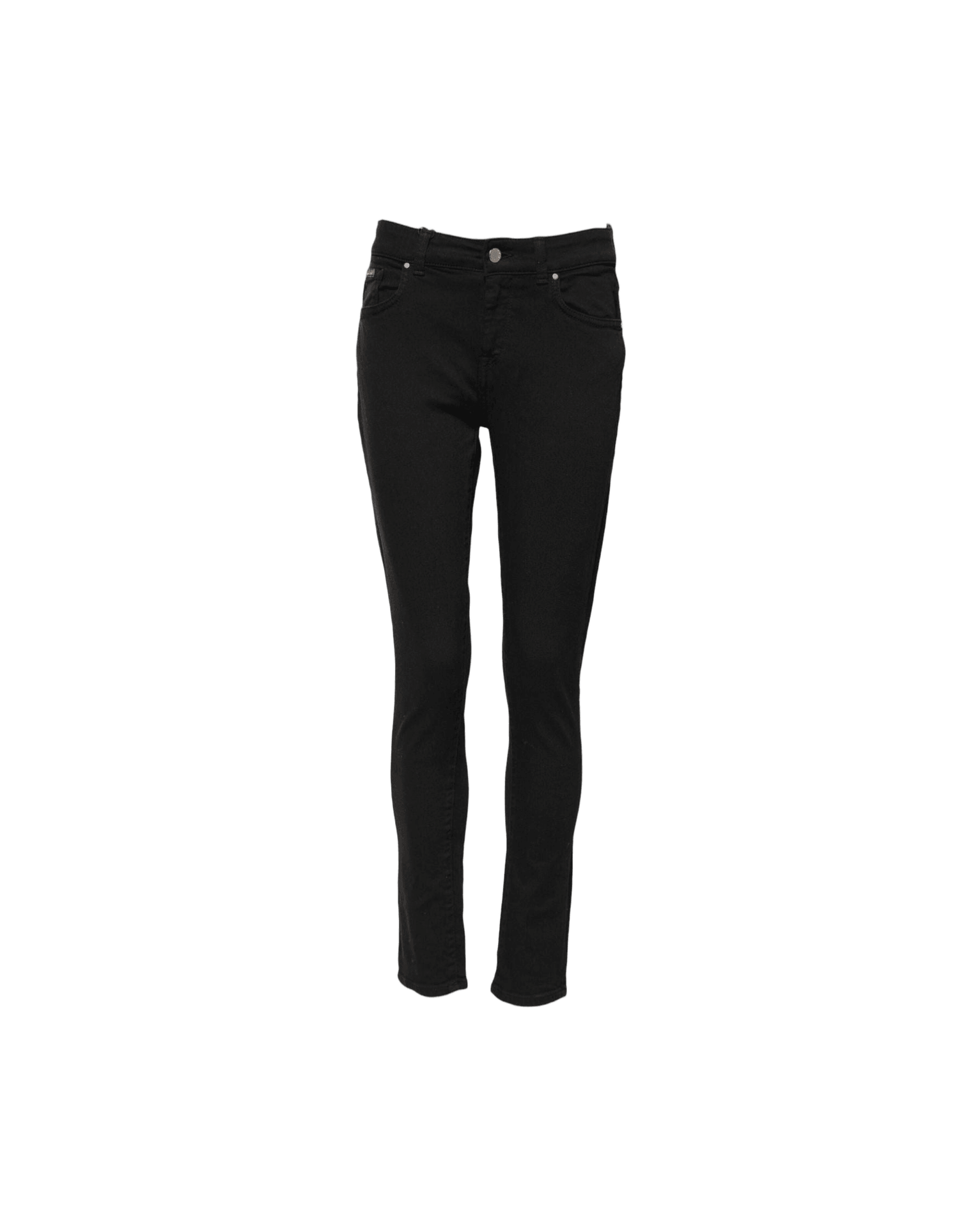 Dolce & Gabbana Black Cotton Skinny Mid Waist Denim Jeans Glam Steals