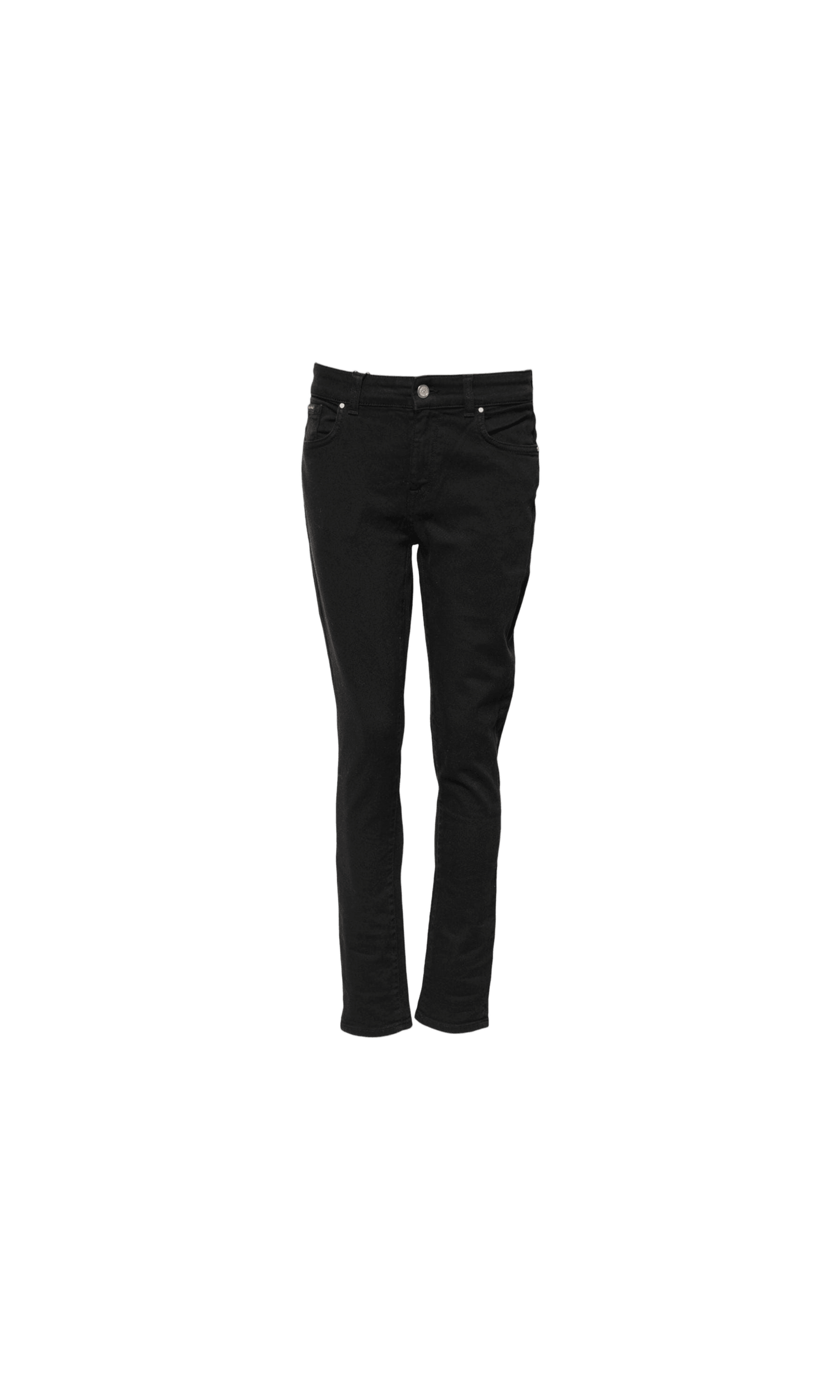 Dolce & Gabbana Black Cotton Skinny Mid Waist Denim Jeans Glam Steals