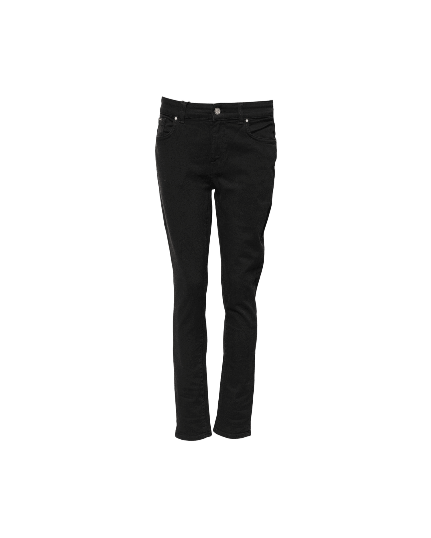 Dolce & Gabbana Black Cotton Skinny Mid Waist Denim Jeans Glam Steals