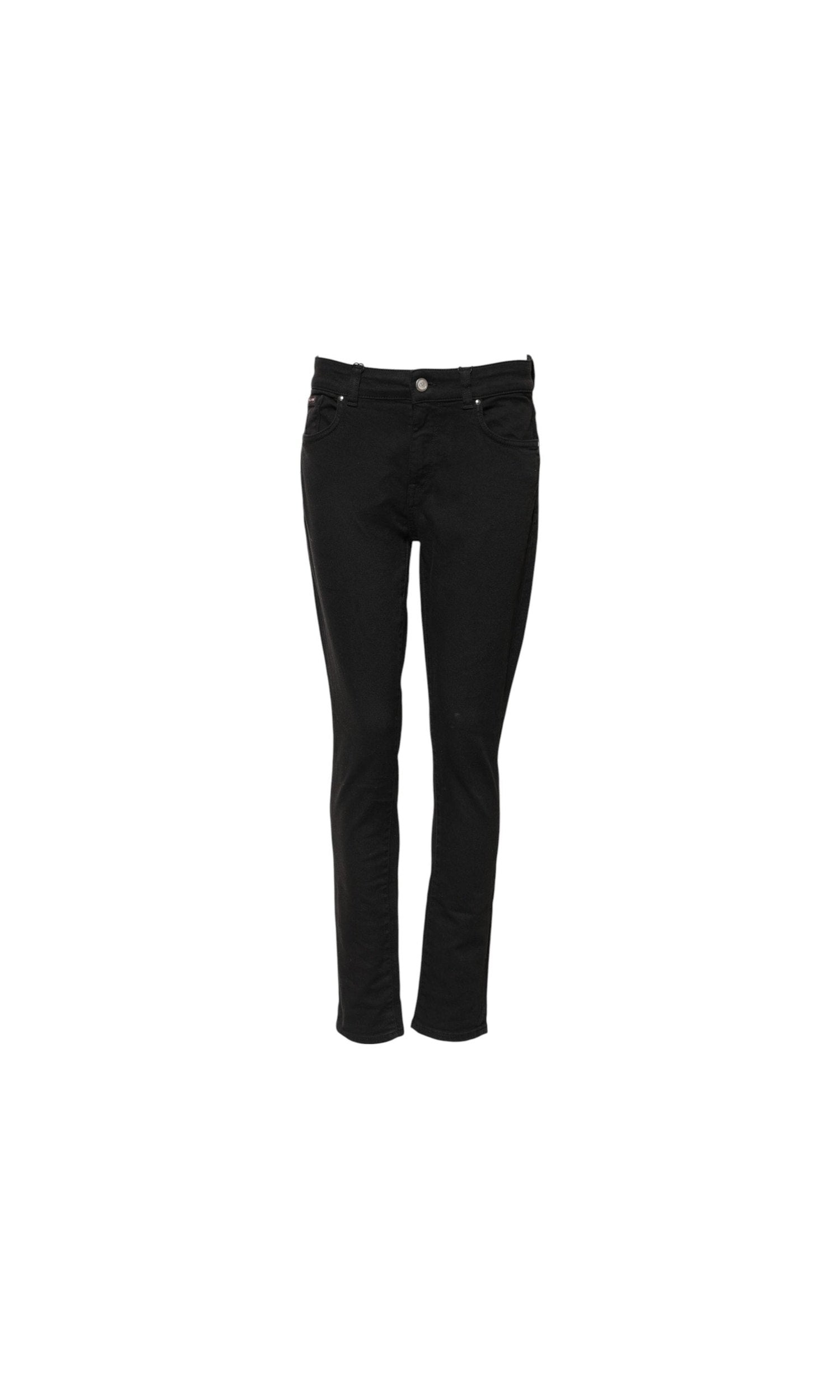 Dolce & Gabbana Black Cotton Skinny Mid Waist Denim Jeans Glam Steals