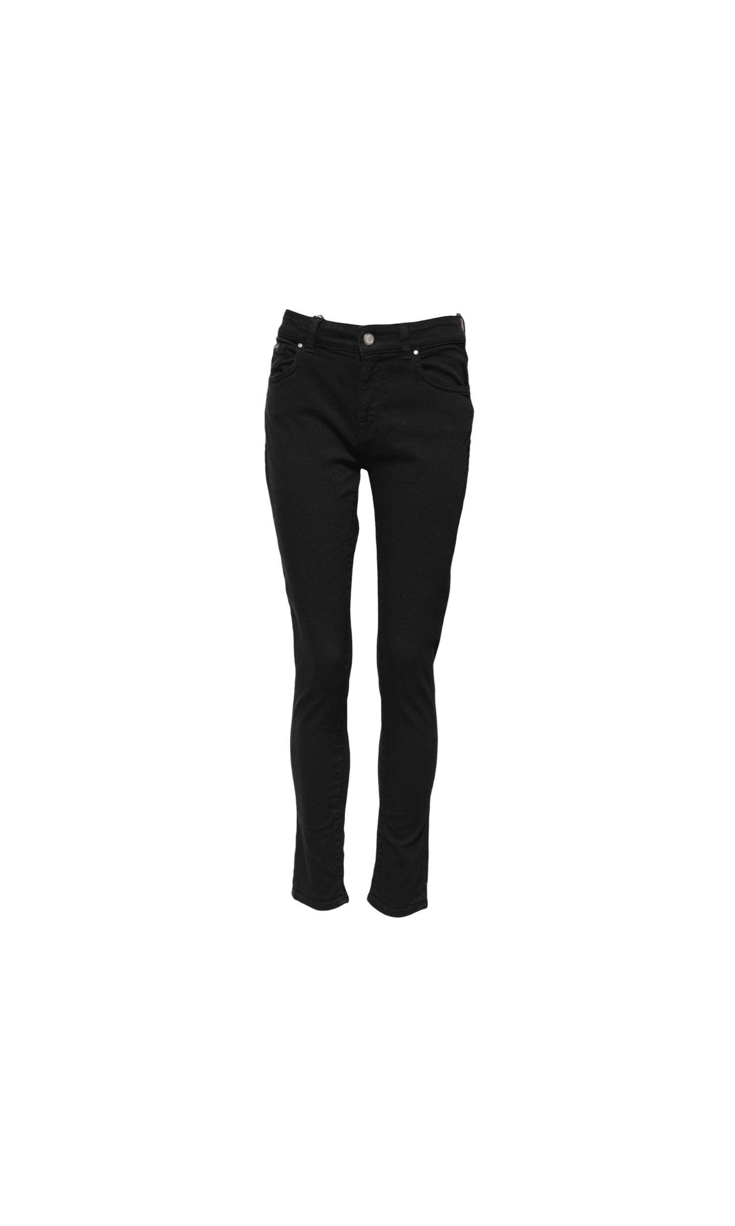 Dolce & Gabbana Black Cotton Skinny Mid Waist Denim Jeans Glam Steals