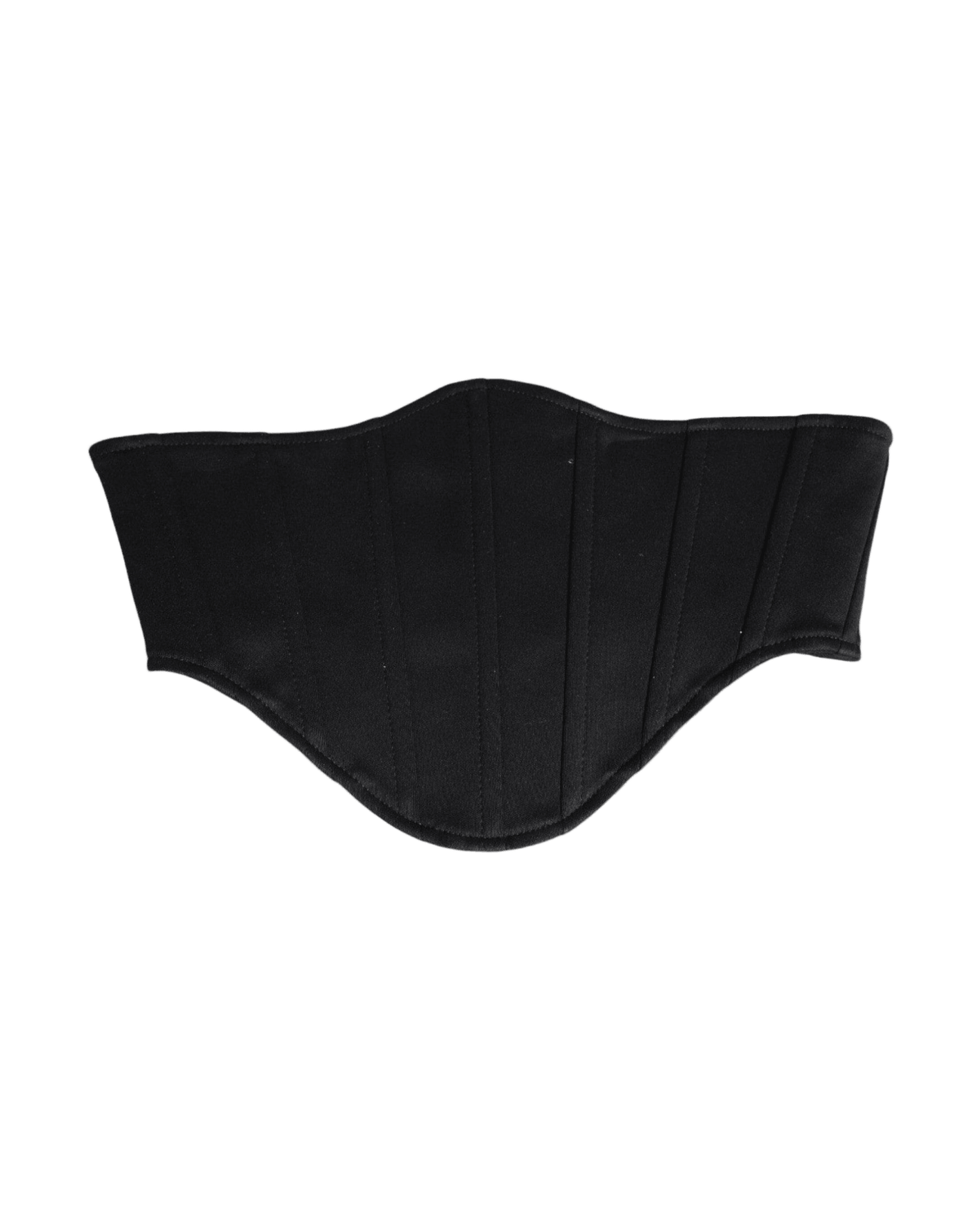 Dolce & Gabbana Black Cotton Waist Tuxedo Belt Cummerbund Belts