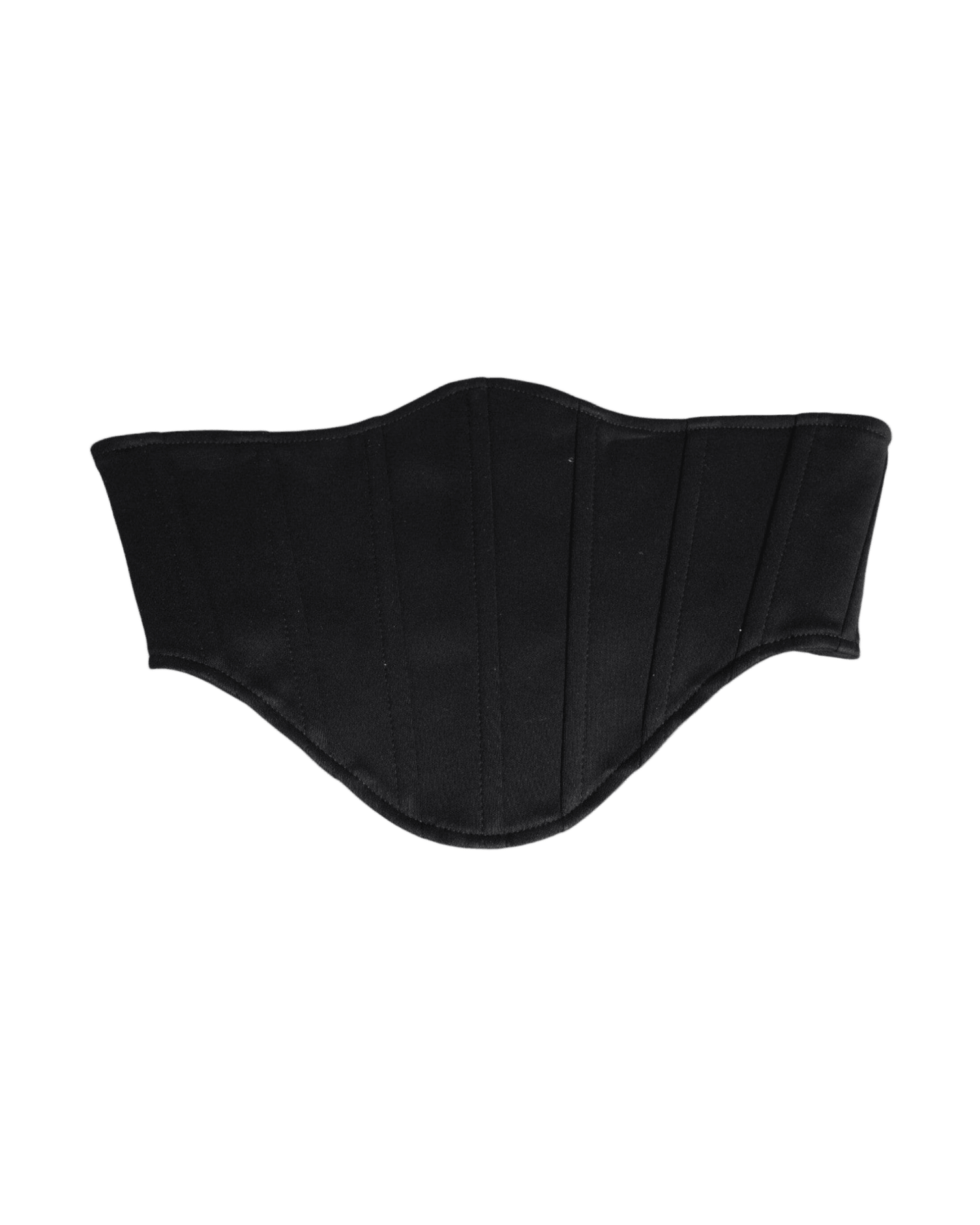 Dolce & Gabbana Black Cotton Waist Tuxedo Belt Cummerbund Glam Steals