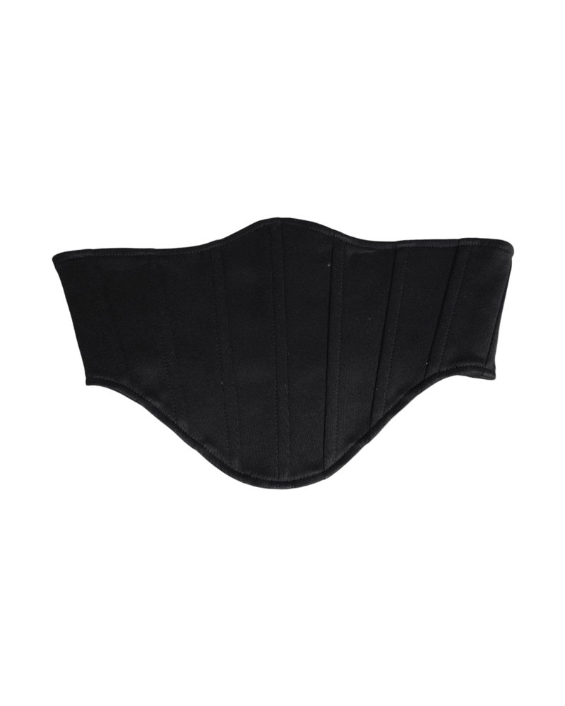 Dolce & Black Gabbana Cotton Waist Tuxedo Belt Cummerbund Glam Steals