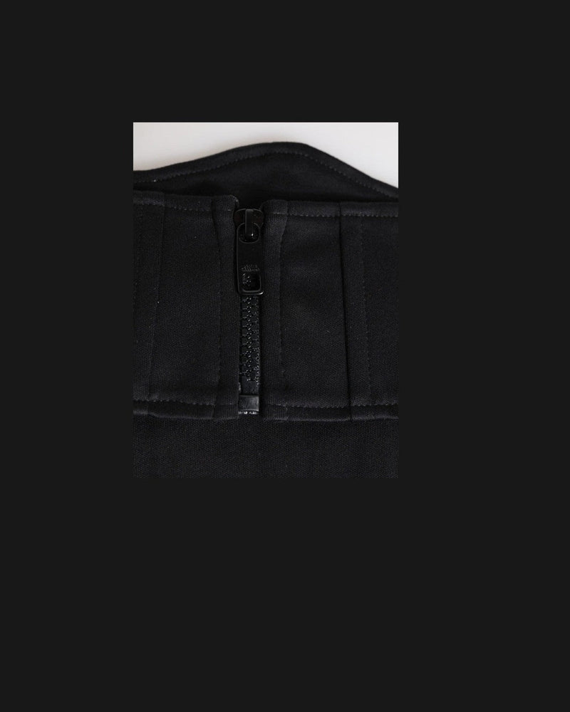 Dolce & Gabbana Black Cotton Waist Tuxedo Belt Cummerbund Glam Steals