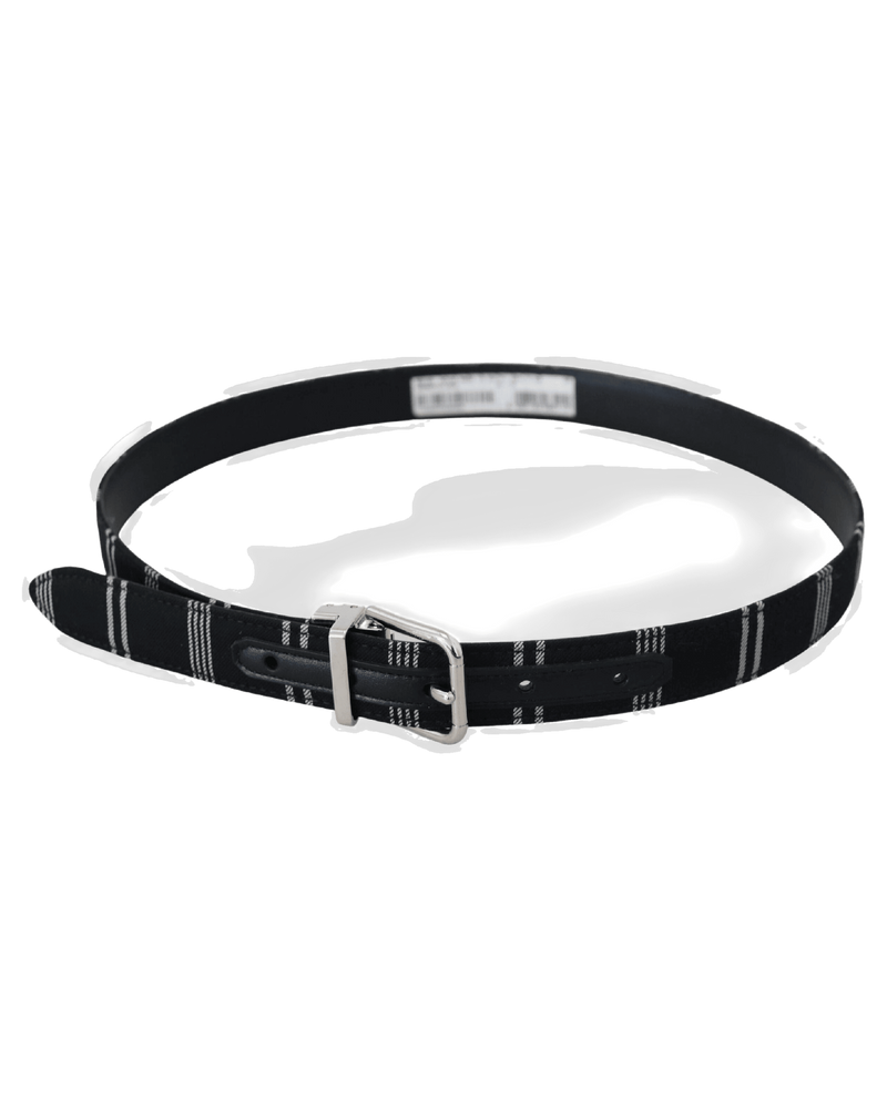 Dolce & Gabbana Black Cotton Metal Buckle Belt Belts