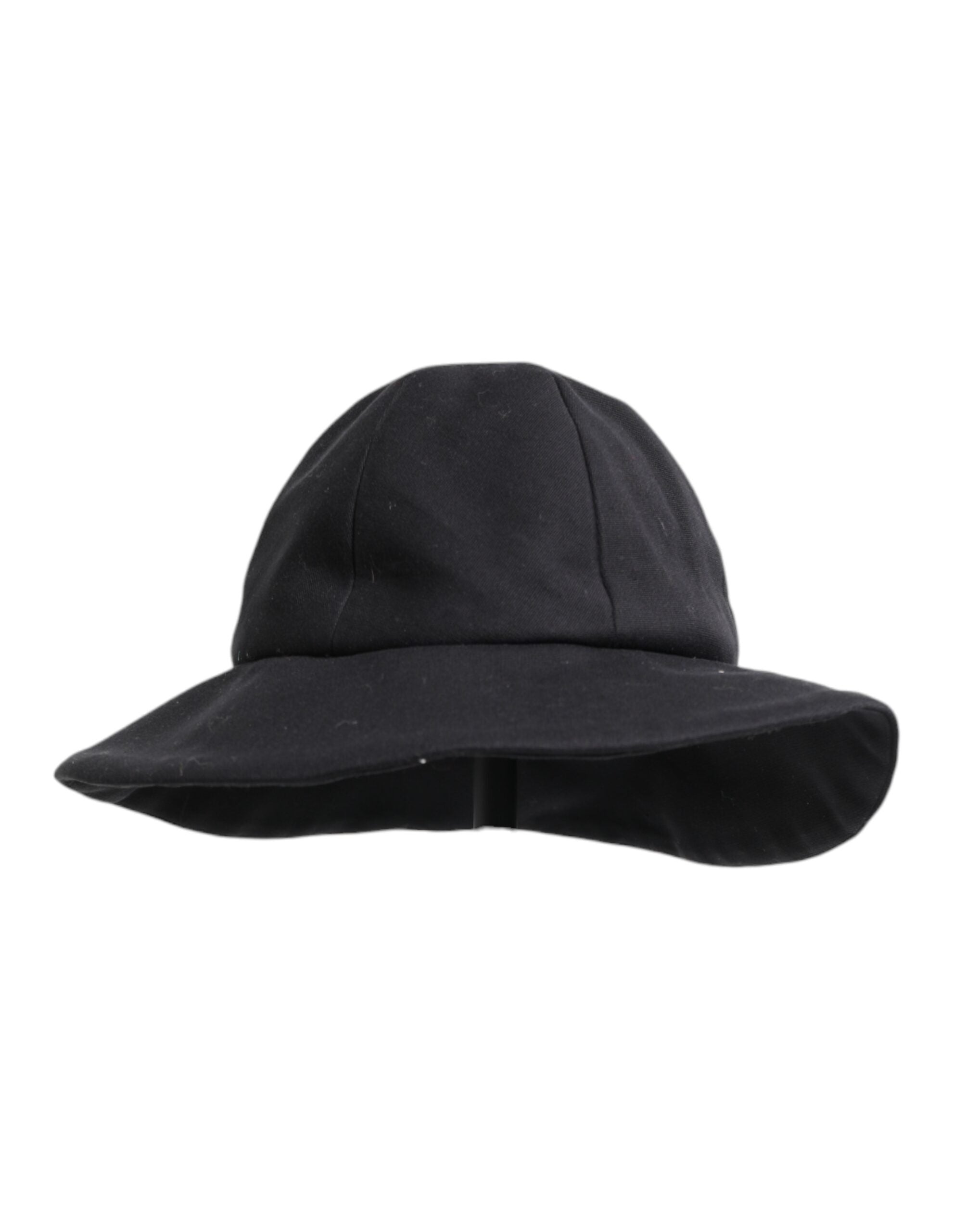 Dolce & Gabbana Black Cotton Wide Brim Bucket Hat Glam Steals
