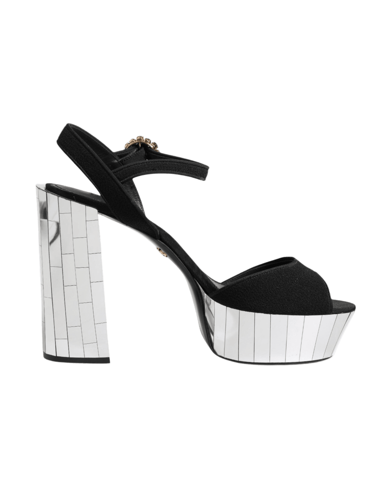 Dolce & Black Gabbana Crystal Ankle Strap Keira Sandals Shoes Glam Steals