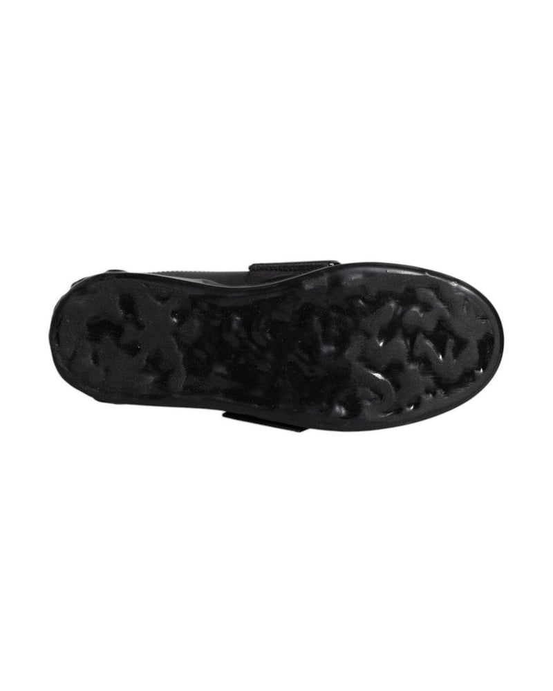 Dolce & Gabbana Black D&G Amore Low Top Sneakers Shoes Glam Steals