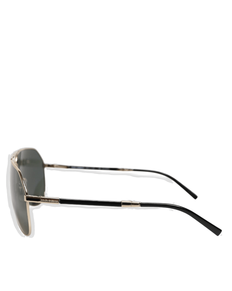 Dolce & Black Gabbana Dg2106k Plated Polarized Metalframe Sunglasses Glam Steals