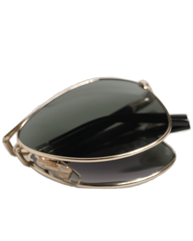 Dolce & Black Gabbana Dg2106k Plated Polarized Metalframe Sunglasses Glam Steals