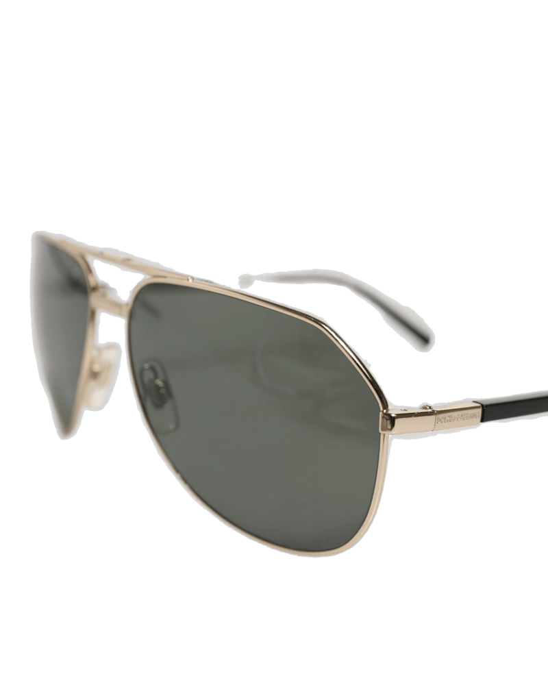 Dolce & Black Gabbana Dg2106k Plated Polarized Metalframe Sunglasses Glam Steals