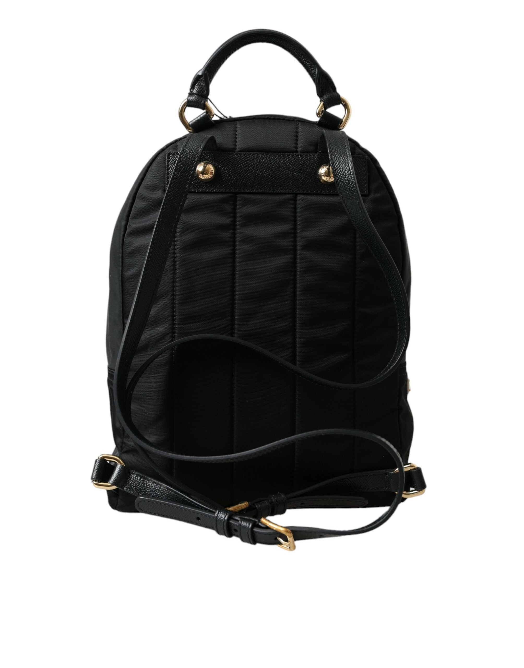 Dolce & Gabbana Black Elegant Embellished Backpack Glam Steals