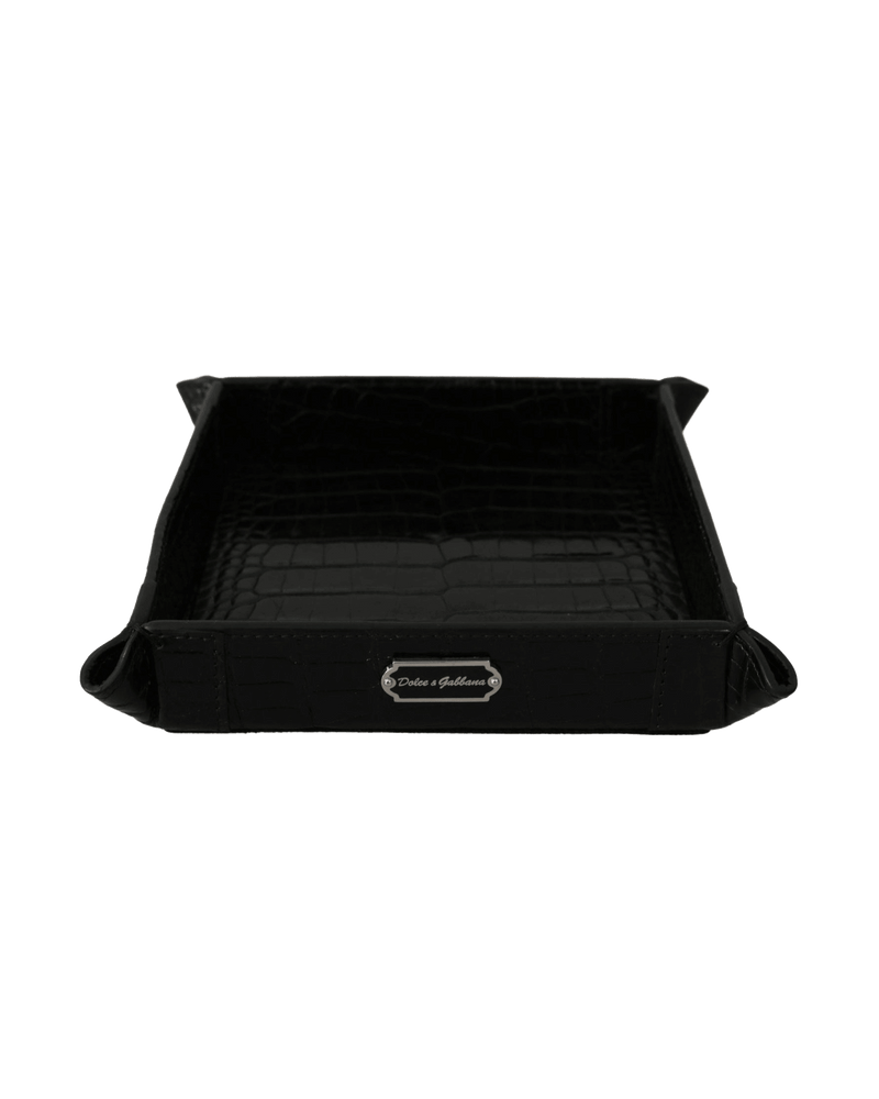 Dolce & Black Gabbana Elegant Exotic Skin Entry Tray Glam Steals
