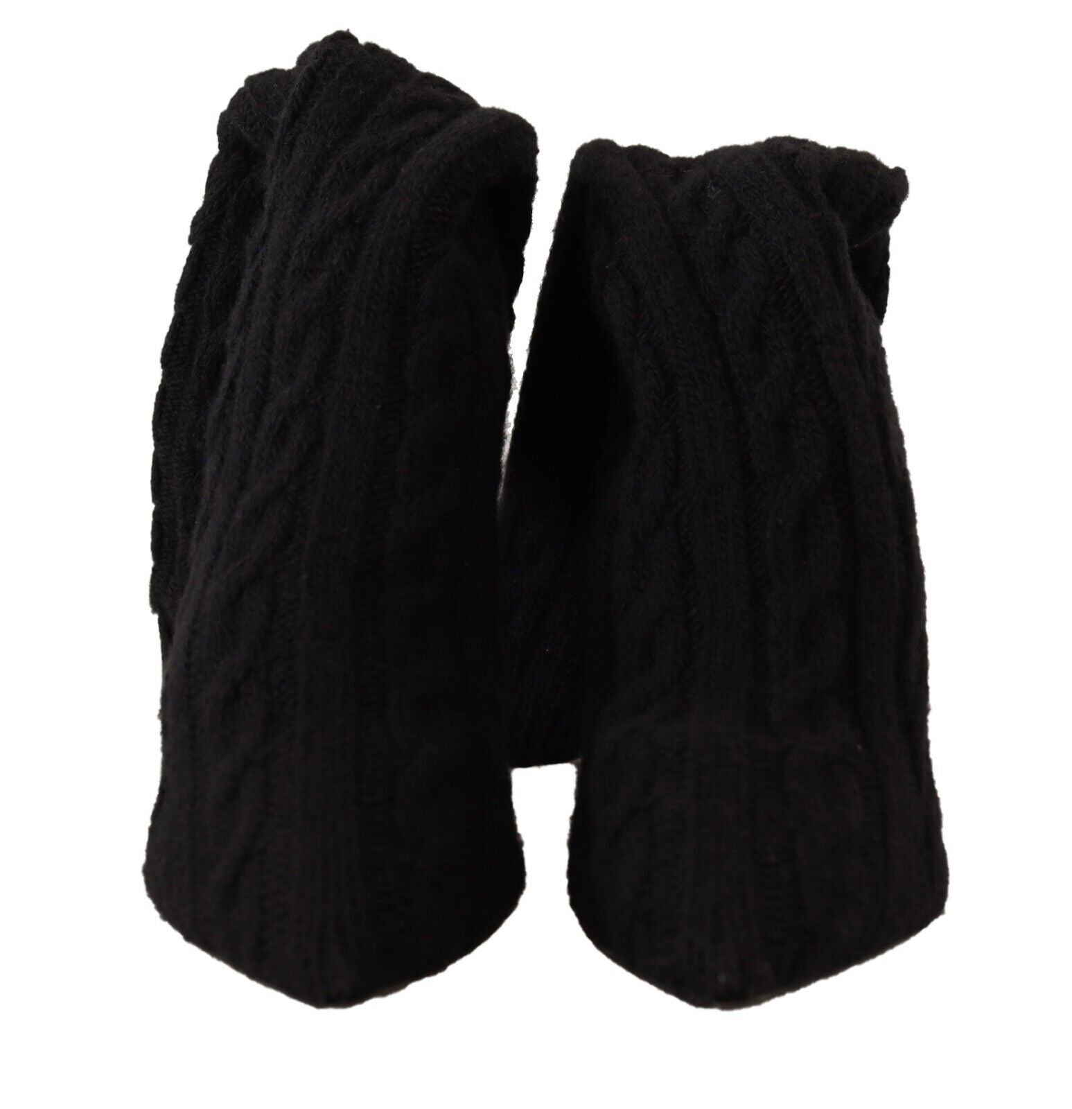 Dolce & Gabbana Black Elegant Stretch Sock Boots Glam Steals