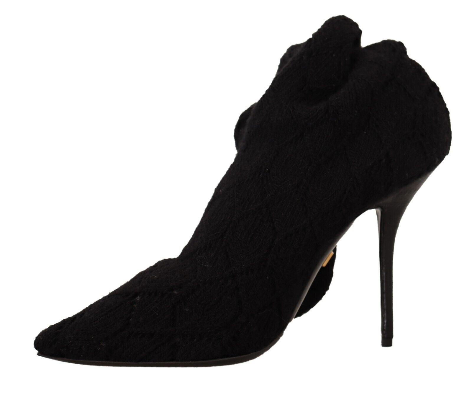 Dolce & Gabbana Black Elegant Stretch Socks Boots Glam Steals