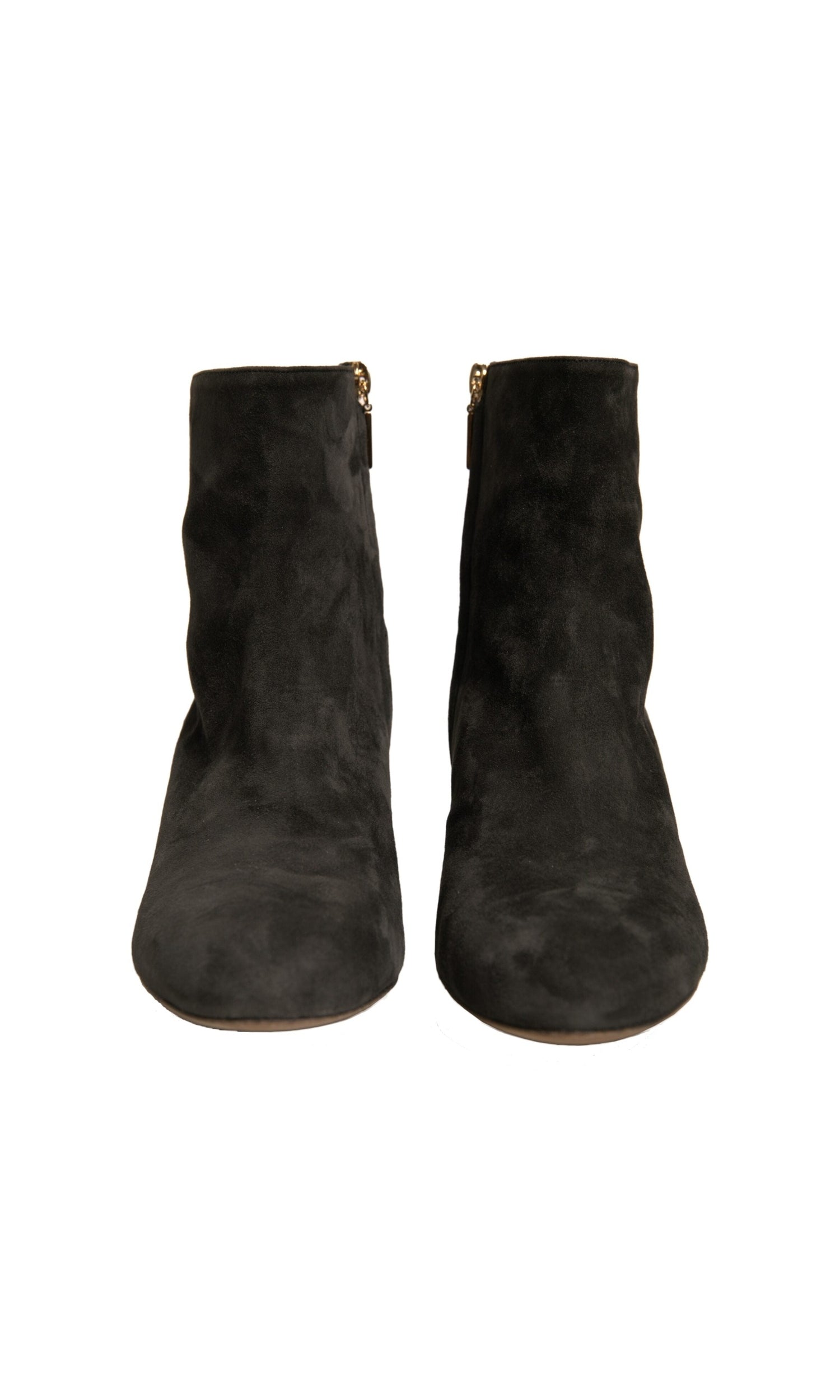Dolce & Gabbana Black Embellished Heel Ankle Boots Shoes Glam Steals