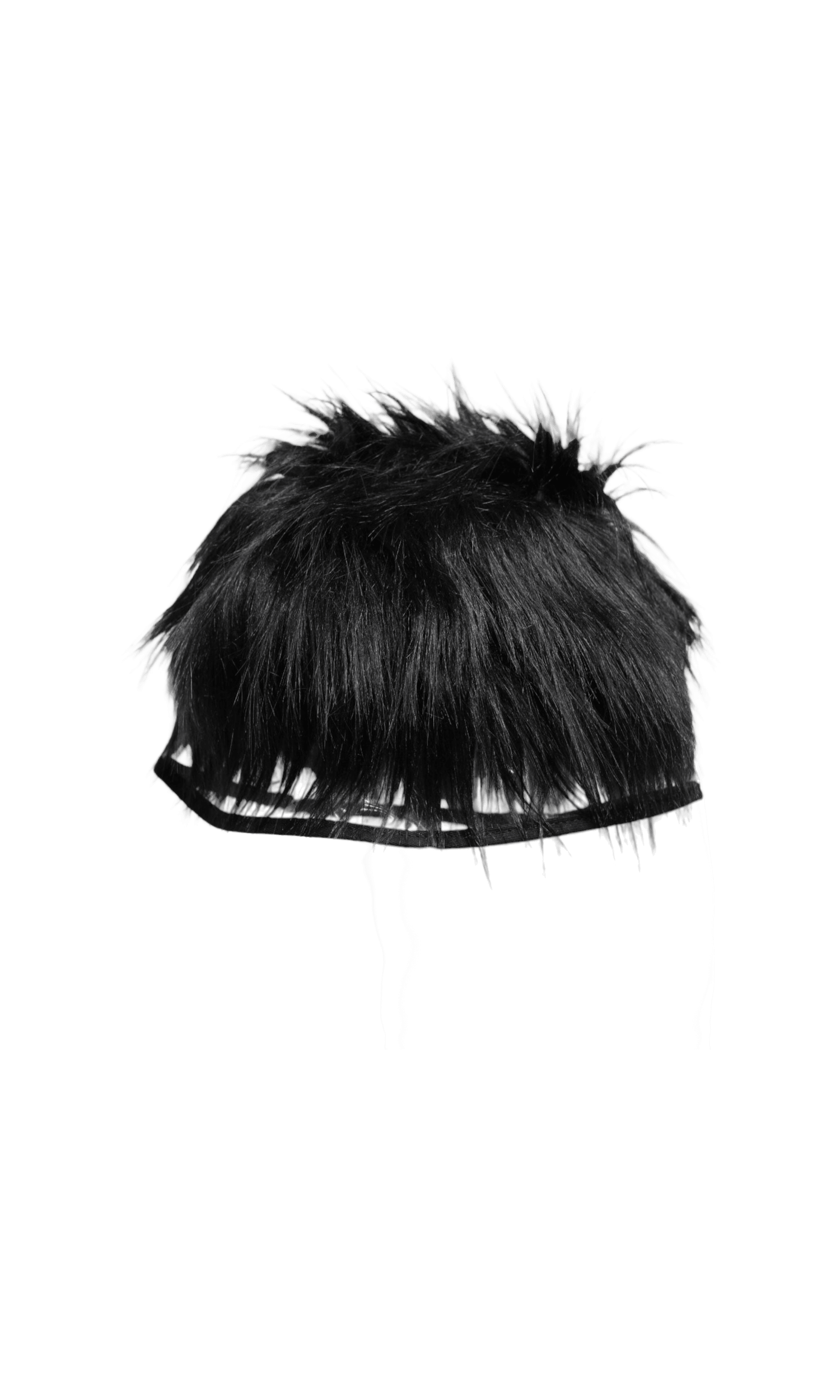 Dolce & Gabbana Black Faux Fur Bucket Hat Glam Steals