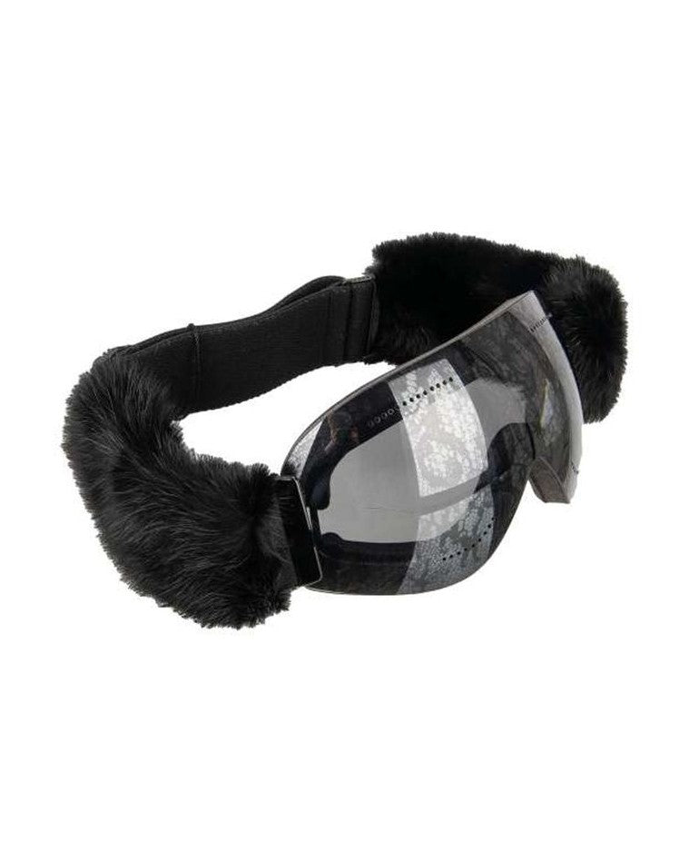 Dolce & Gabbana Black Fur Sunglasses 