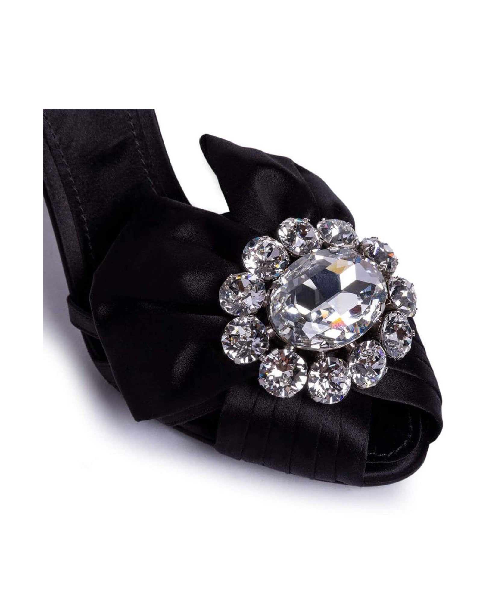 Dolce & Gabbana Black Goatskin Sandals Glam Steals
