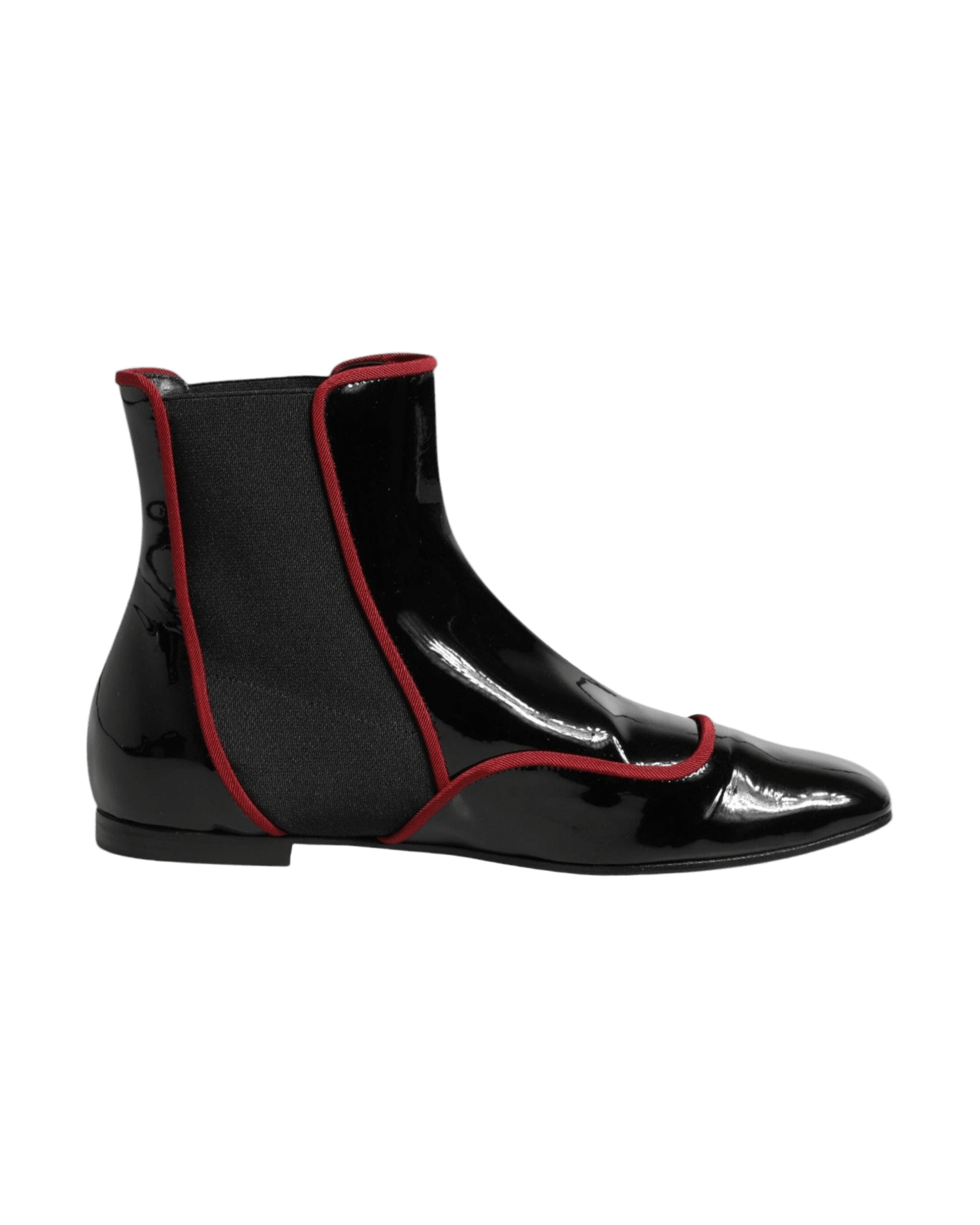 Dolce & Gabbana Black Jackie Buttoned Chelsea Boots Shoes Glam Steals