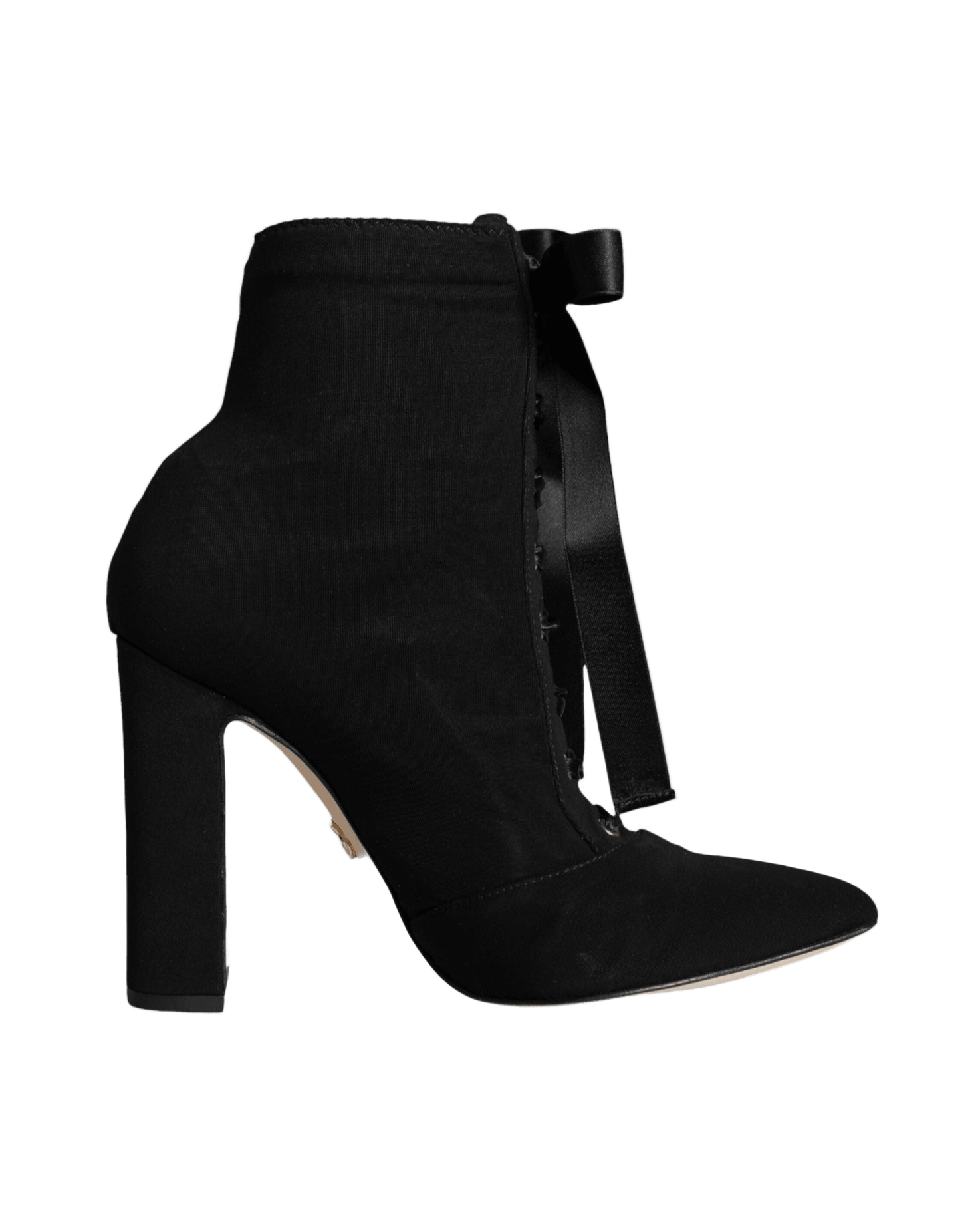 Dolce & Gabbana Black Jersey Stretch Ankle Booties Shoes Glam Steals
