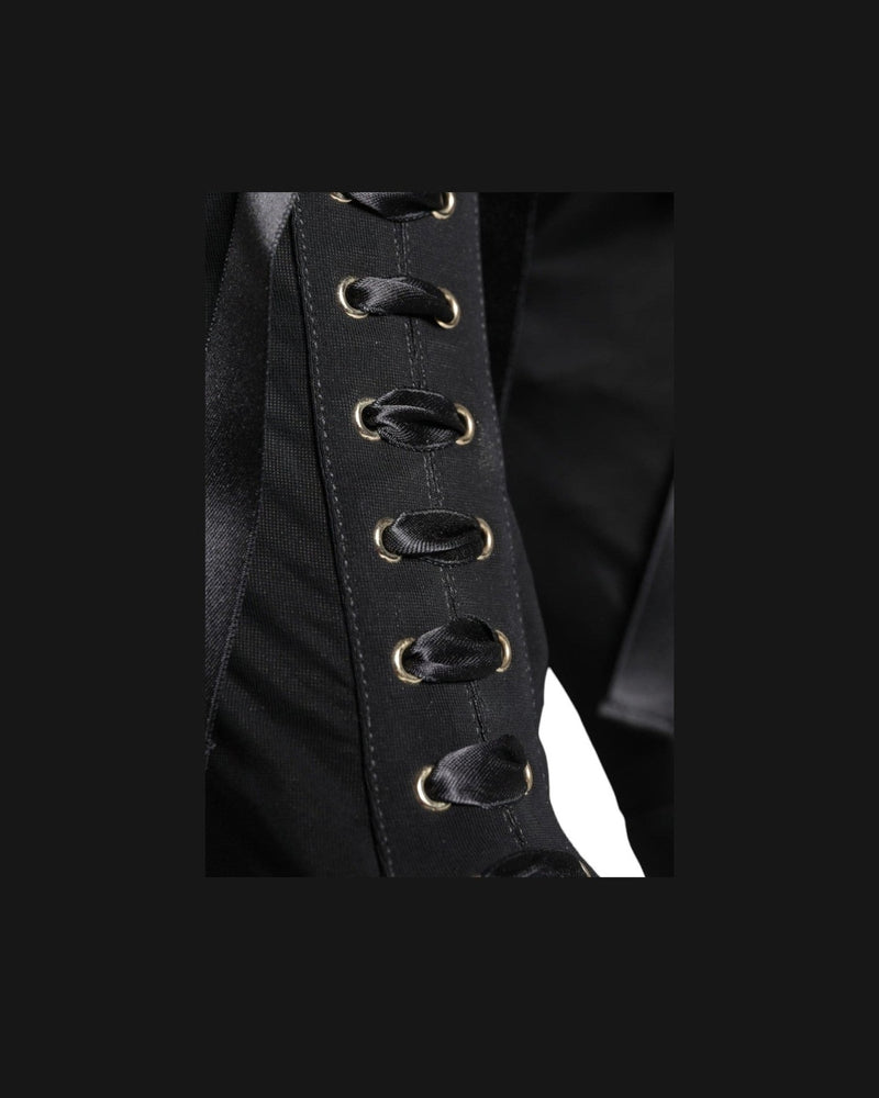 Dolce & Gabbana Black Jersey Stretch Ankle Booties Shoes Glam Steals