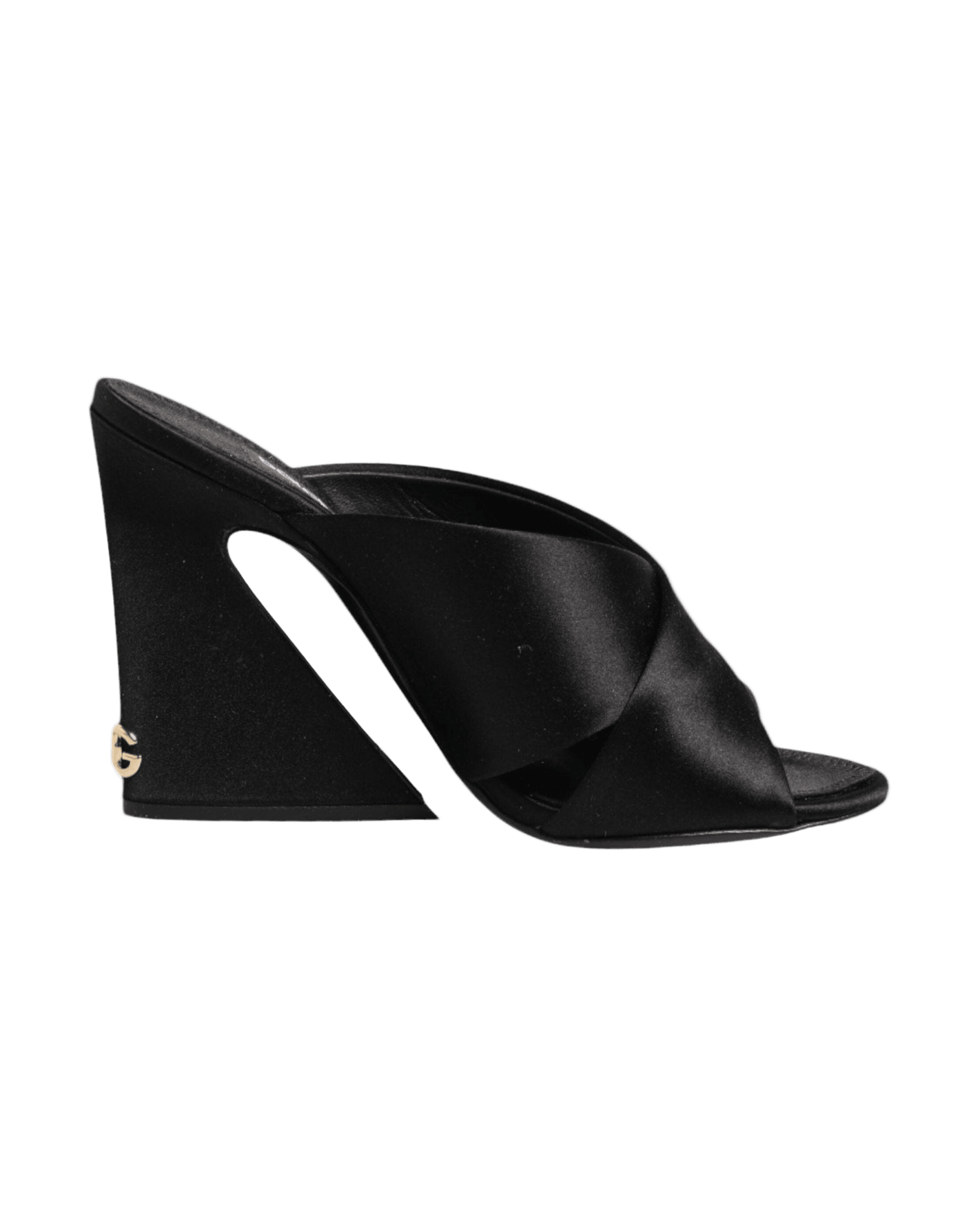 Dolce & Gabbana Black Keira Baroque High Heel Sandals Shoes Glam Steals