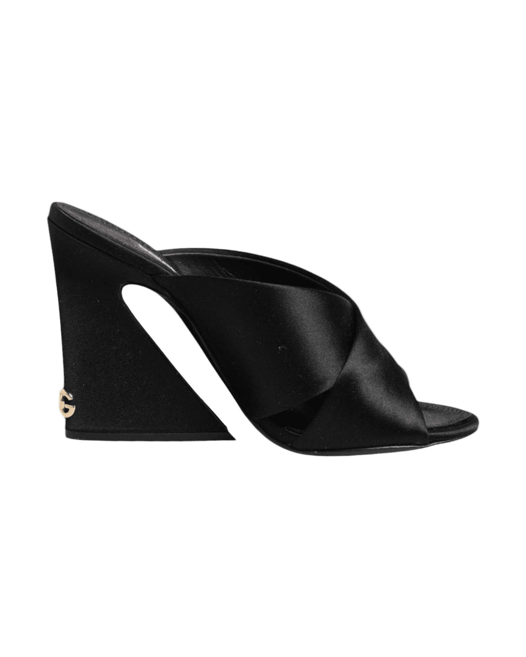 Dolce & Gabbana Black Keira Baroque High Heel Sandals Shoes Glam Steals