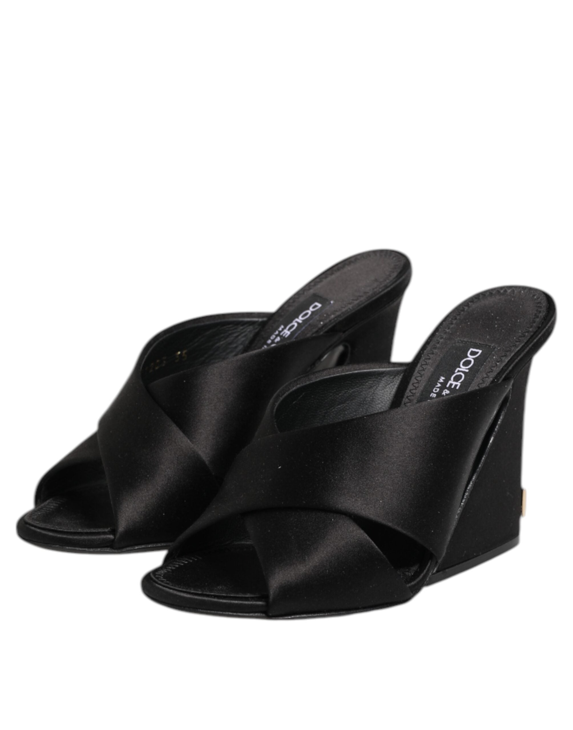 Dolce & Gabbana Black Keira Baroque High Heel Sandals Shoes Glam Steals