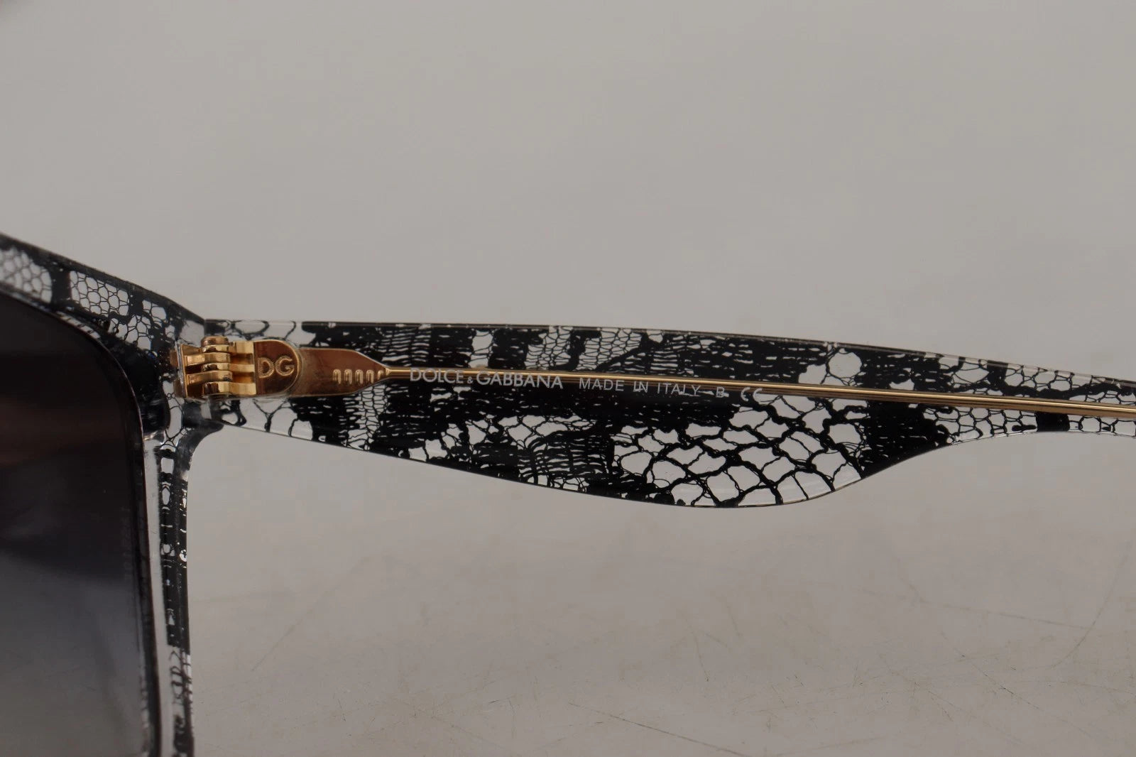 Dolce & Gabbana Black Lace Dg4190 Acetate Crystal Round Sunglasses Glam Steals