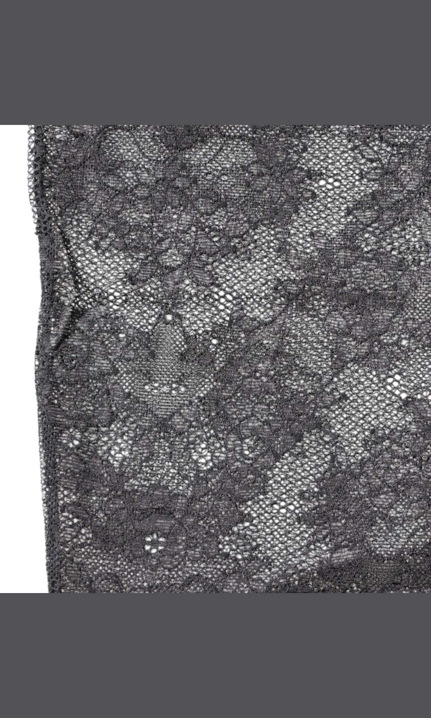 Dolce & Gabbana Black Lace Floral Cotton Stretch Stockings Socks Glam Steals
