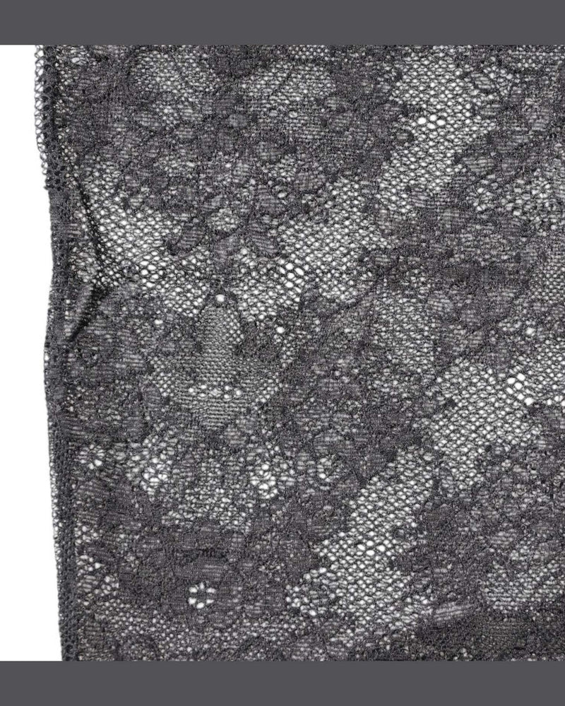 Dolce & Gabbana Black Lace Floral Cotton Stretch Stockings Socks Glam Steals