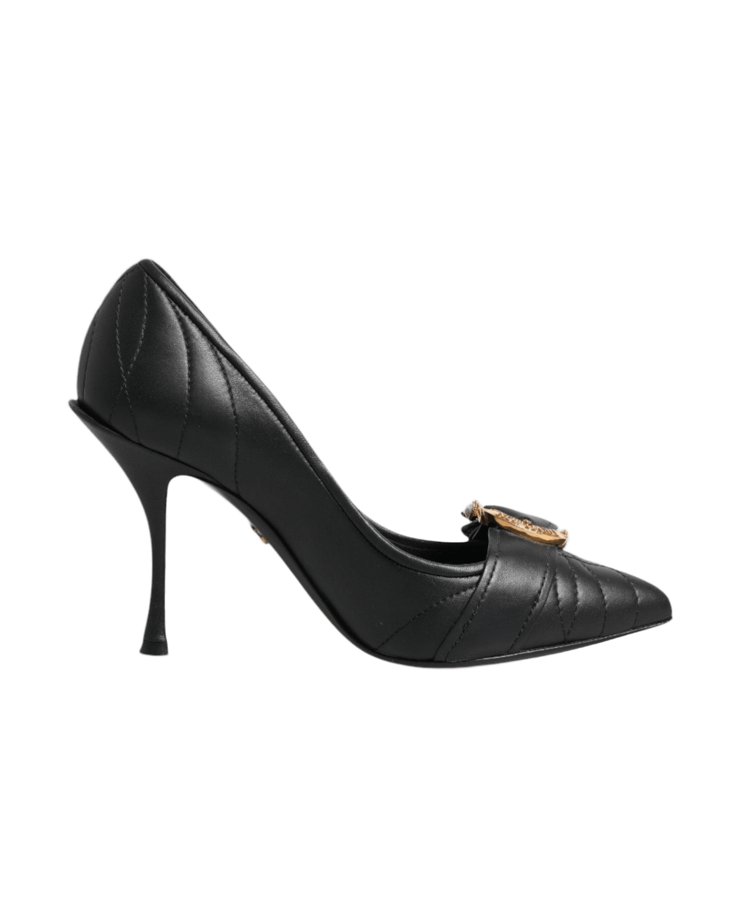 Dolce & Black Gabbana Leather Devotion Heels Pumps Shoes Glam Steals