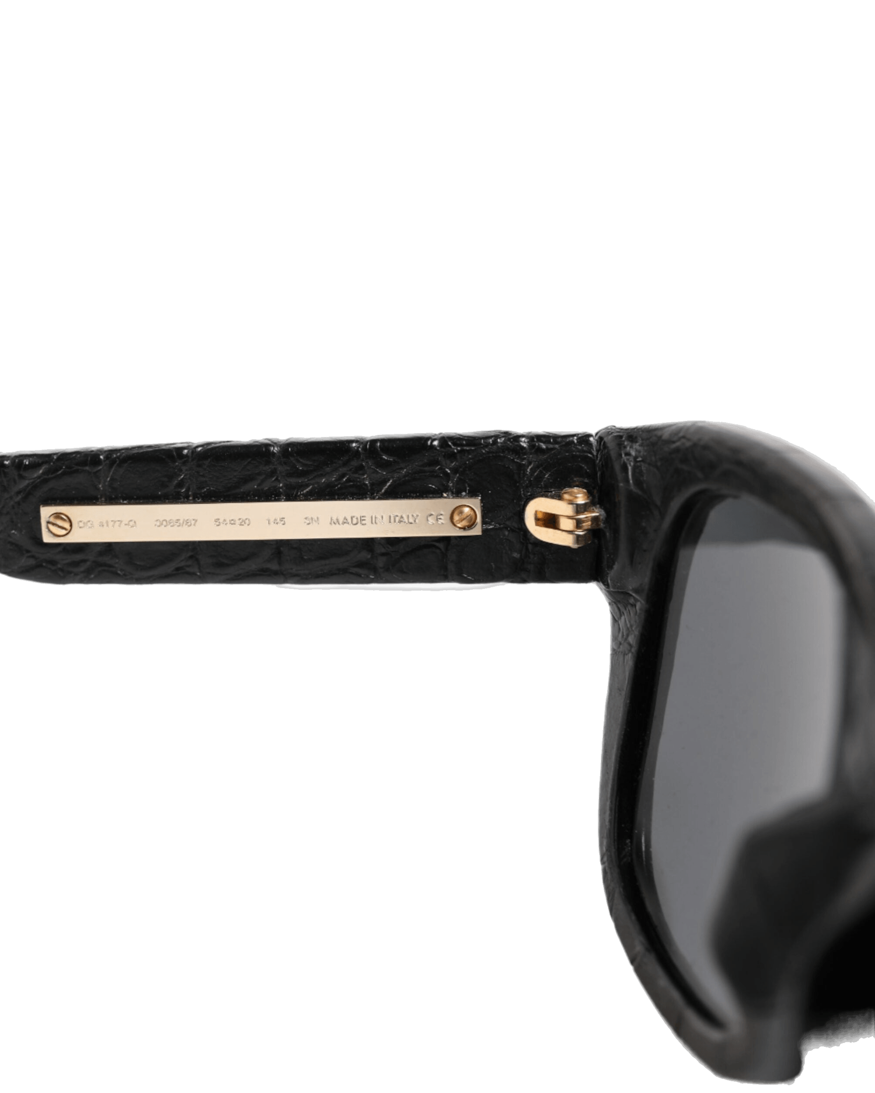 Dolce & Black Gabbana Leather Dg4177 Frame Tinted Lens Sunglasses Glam Steals