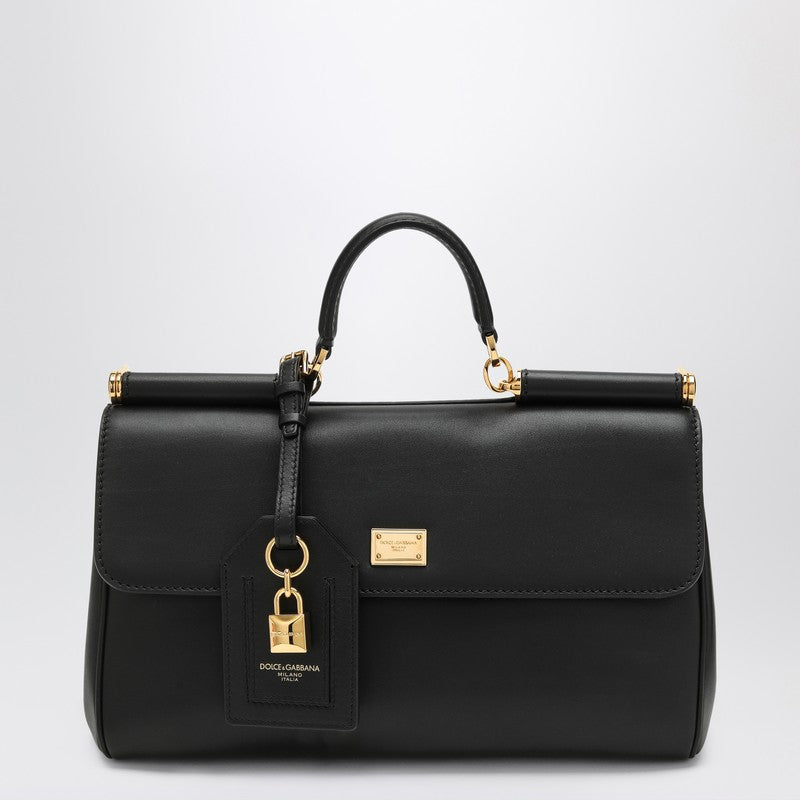 Dolce & Gabbana Black Leather Dolce&gabbana Handbag My Sicily Glam Steals
