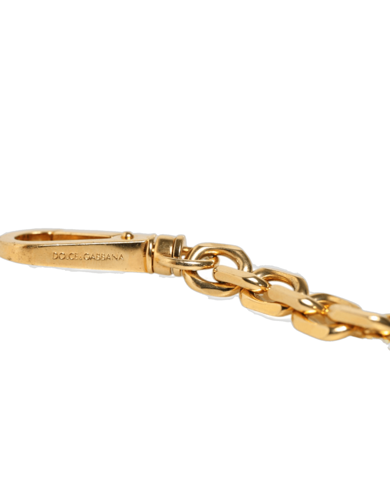 Dolce & Black Gabbana Leather Chain Bag Accessory Shoulder Strap Glam Steals