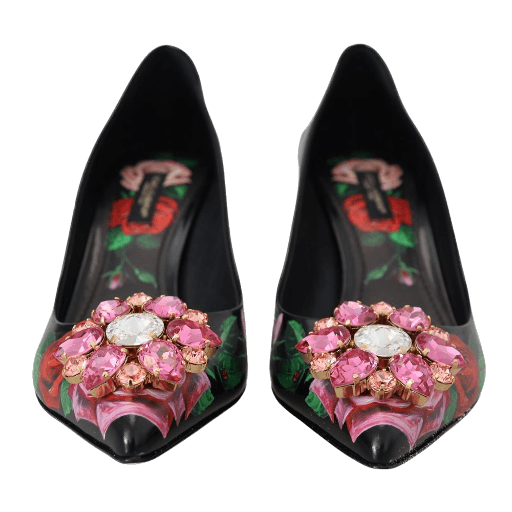 Dolce & Gabbana Black Leather Pump Glam Steals