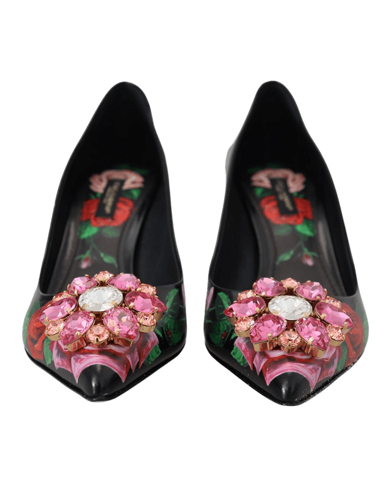 Dolce & Gabbana Black Leather Pump Glam Steals
