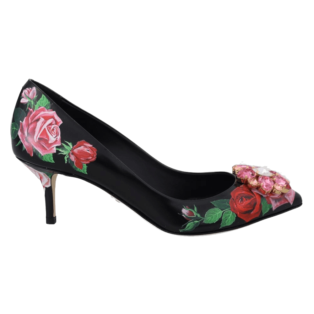 Dolce & Gabbana Black Leather Pump Glam Steals