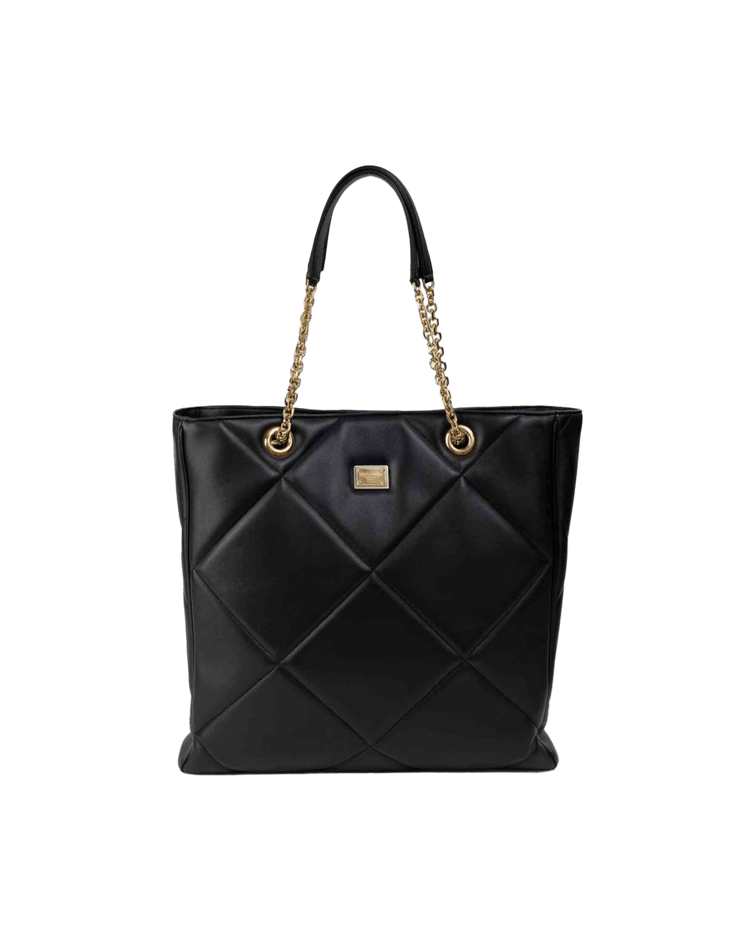 Dolce & Gabbana Black Leather Tote Bag Glam Steals
