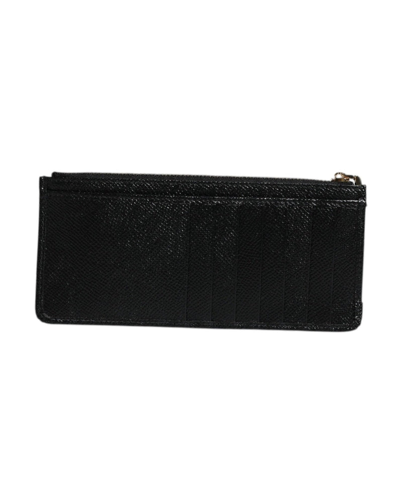 Dolce & Gabbana Leather #Dgloveslondon Cardholder Case Black Wallet Glam Steals