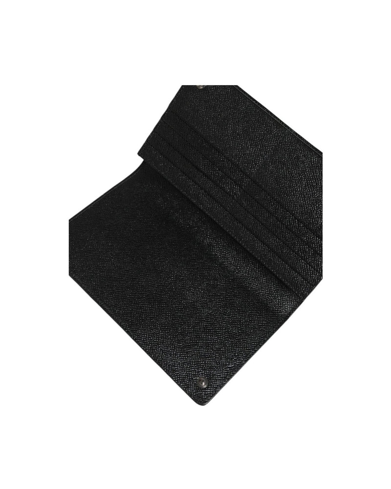 Dolce & Gabbana Leopard Leather Bifold Card Slot Crossbody Black Gray Bag Glam Steals