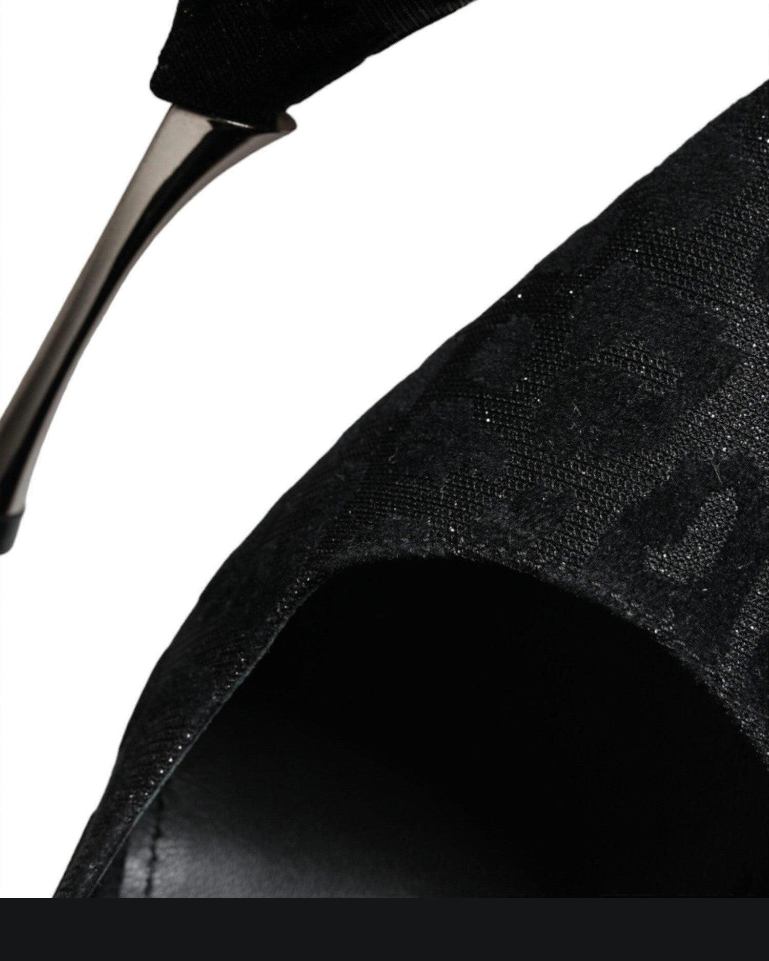 Dolce & Gabbana Black Leopard Lurex High Heels Pumps Shoes Glam Steals
