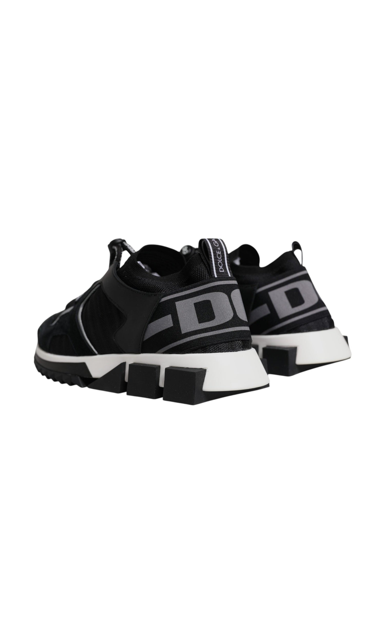 Dolce & Gabbana Black Mesh Sorrento Trekking Sneakers Shoes Glam Steals