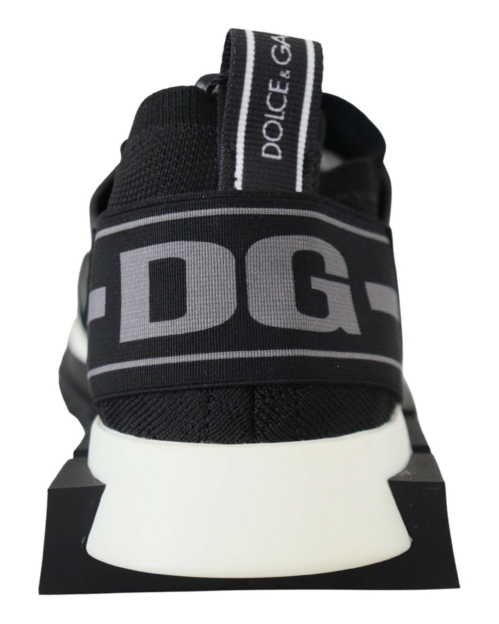 Dolce & Gabbana Black Mesh Sorrento Trekking Sneakers Sneakers