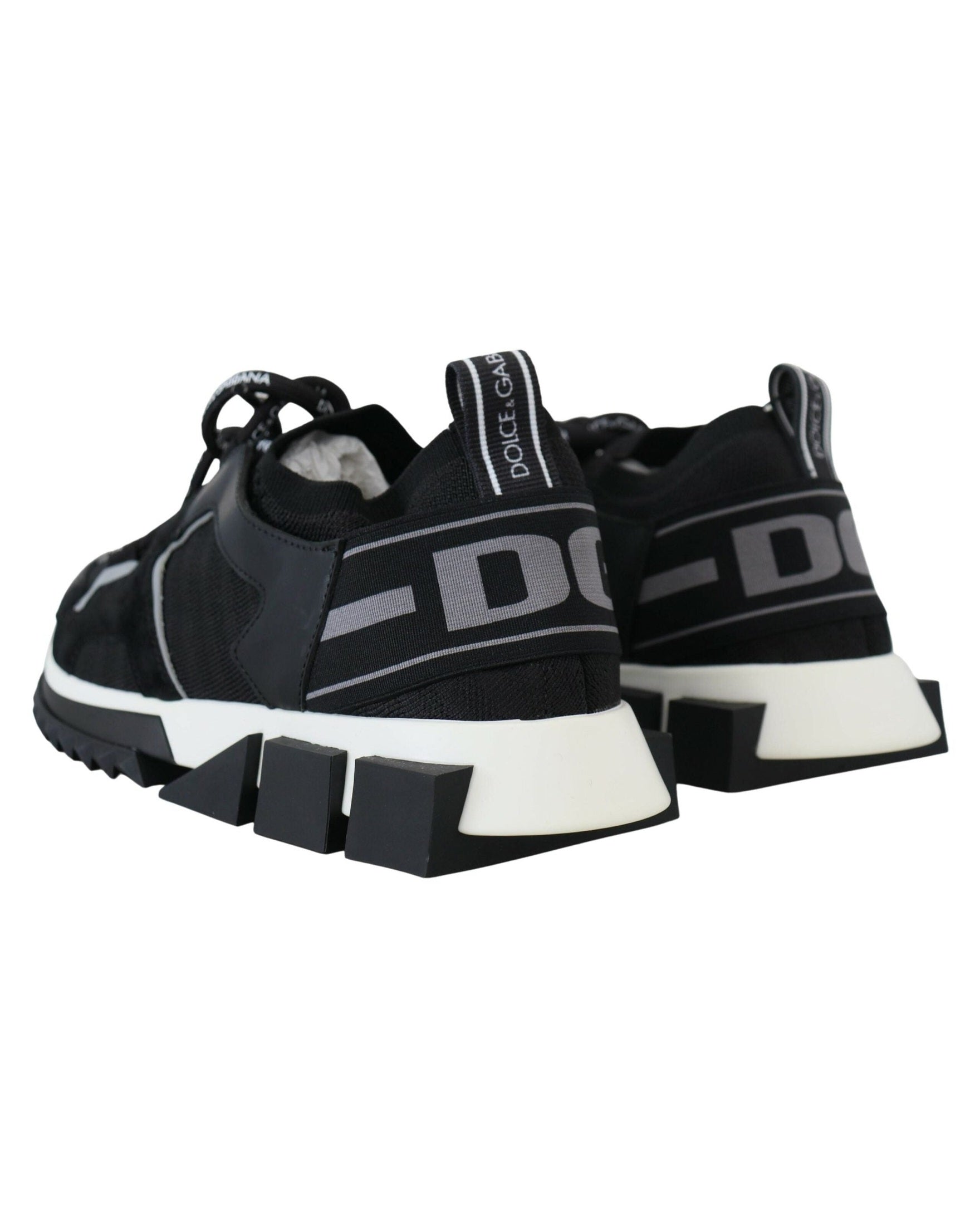 Dolce & Gabbana Black Mesh Sorrento Trekking Sneakers Sneakers