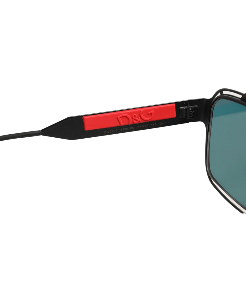 Dolce & Black Gabbana Metal Pilot Frame Shades Eyewear Sunglasses Glam Steals