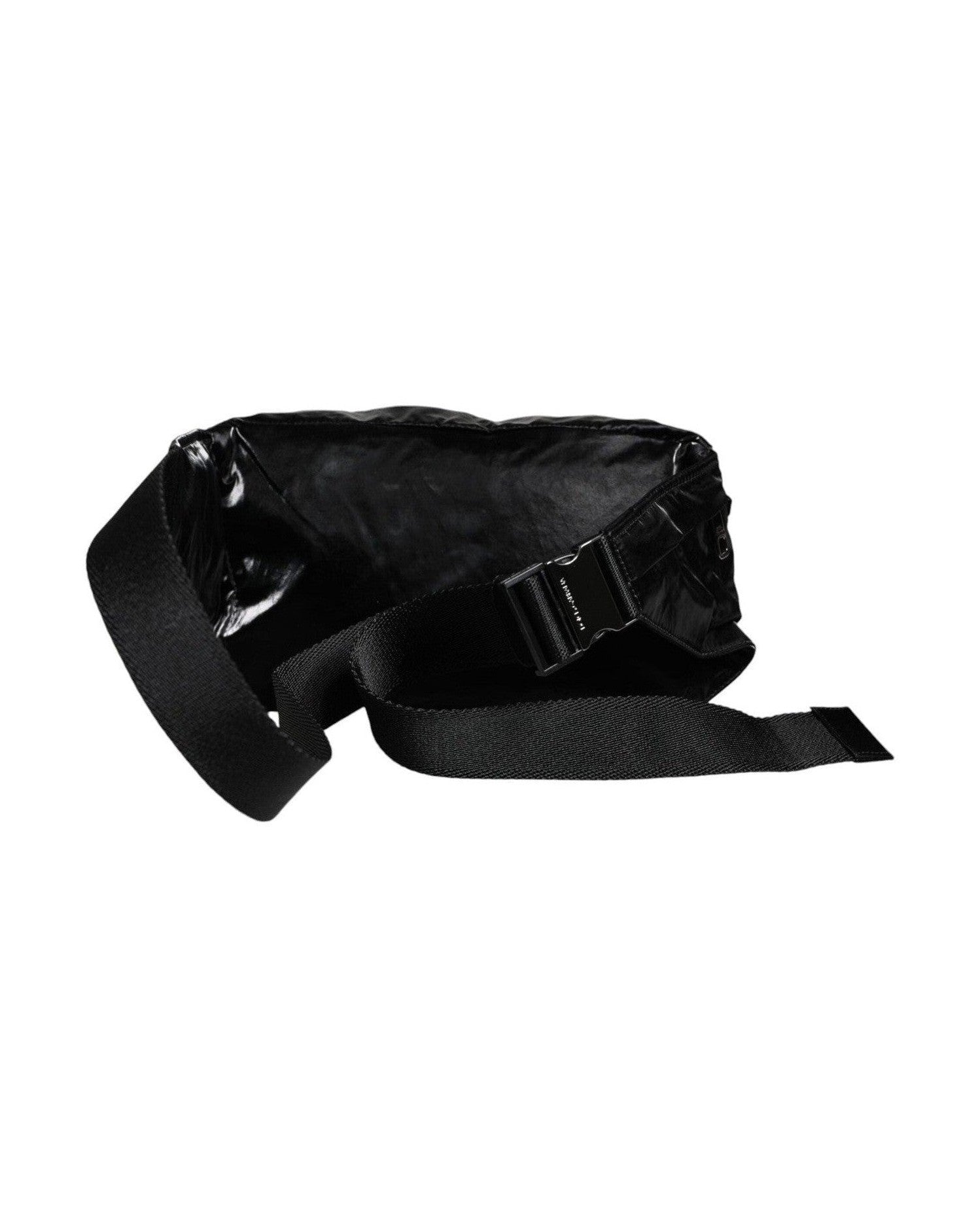Dolce & Gabbana Nylon Fabric Belt Waist Fanny Pack Black Bag Glam Steals